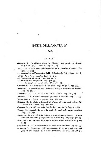 Levana rassegna trimestrale di filosofia dell'educazione e di politica scolastica