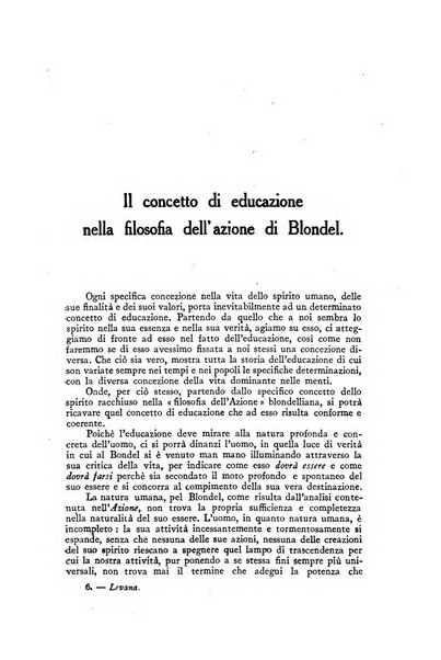 Levana rassegna trimestrale di filosofia dell'educazione e di politica scolastica