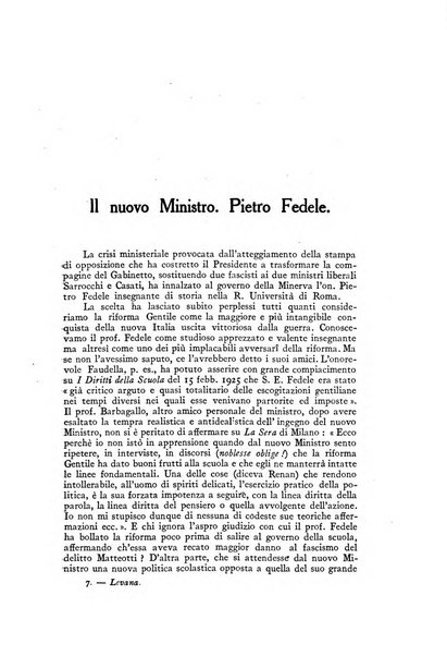 Levana rassegna trimestrale di filosofia dell'educazione e di politica scolastica