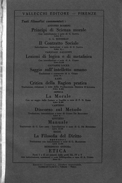 Levana rassegna trimestrale di filosofia dell'educazione e di politica scolastica