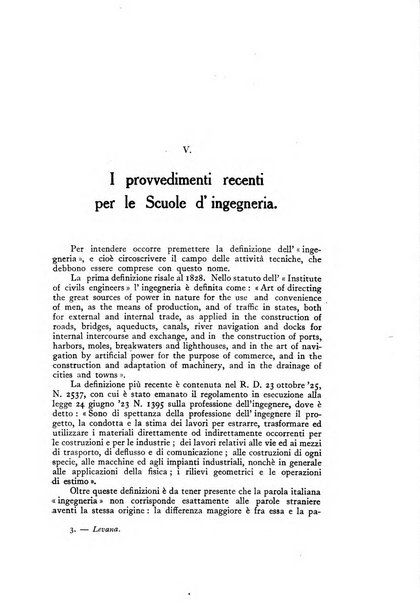 Levana rassegna trimestrale di filosofia dell'educazione e di politica scolastica