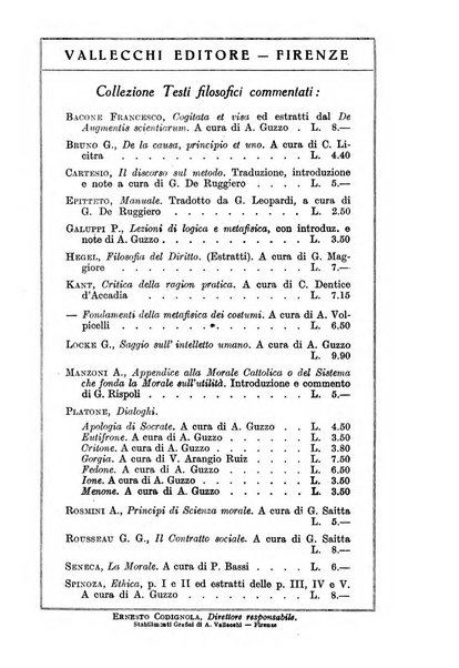 Levana rassegna trimestrale di filosofia dell'educazione e di politica scolastica