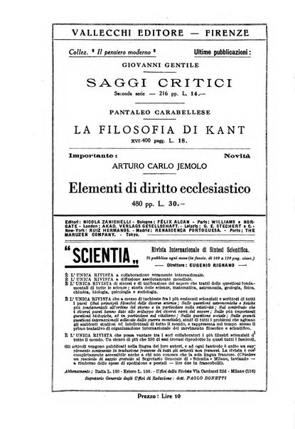 Levana rassegna trimestrale di filosofia dell'educazione e di politica scolastica