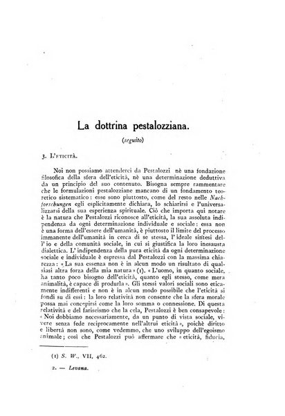 Levana rassegna trimestrale di filosofia dell'educazione e di politica scolastica