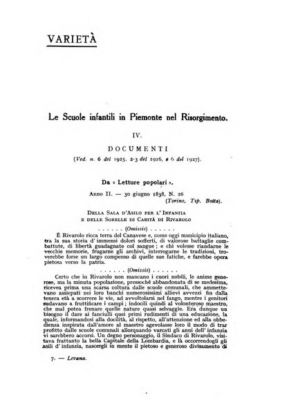 Levana rassegna trimestrale di filosofia dell'educazione e di politica scolastica