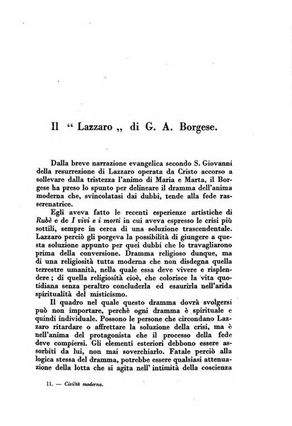 Civiltà moderna rassegna bimestrale di critica storica, letteraria, filosofica