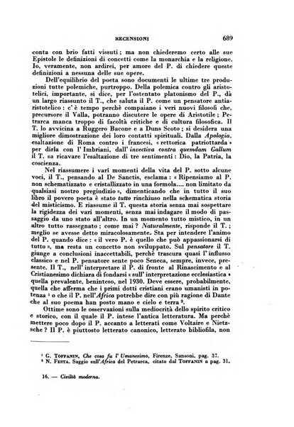 Civiltà moderna rassegna bimestrale di critica storica, letteraria, filosofica