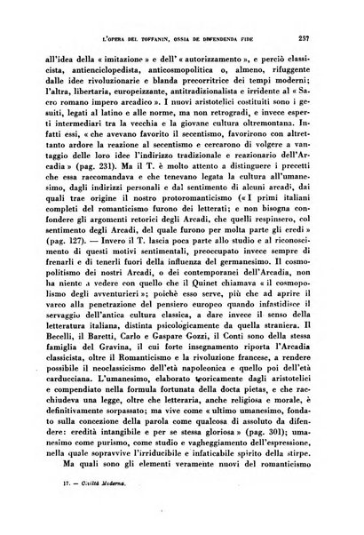 Civiltà moderna rassegna bimestrale di critica storica, letteraria, filosofica