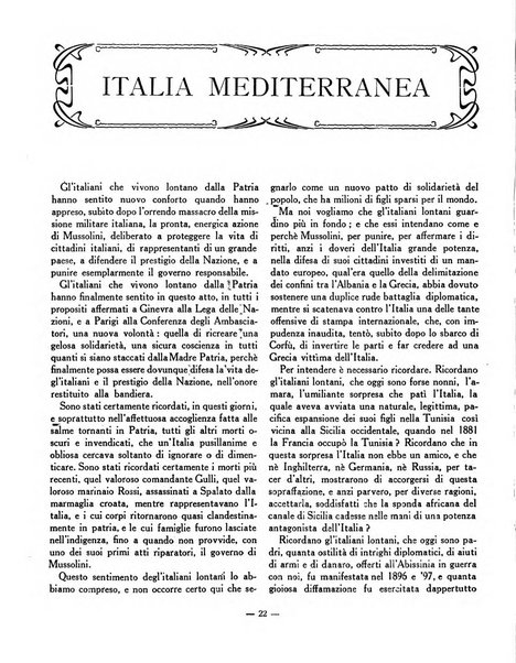 Rivista d'Italia e d'America rassegna mensile illustrata per la valorizzazione degli italiani all'estero ...