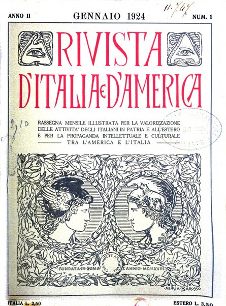 Rivista d'Italia e d'America rassegna mensile illustrata per la valorizzazione degli italiani all'estero ...