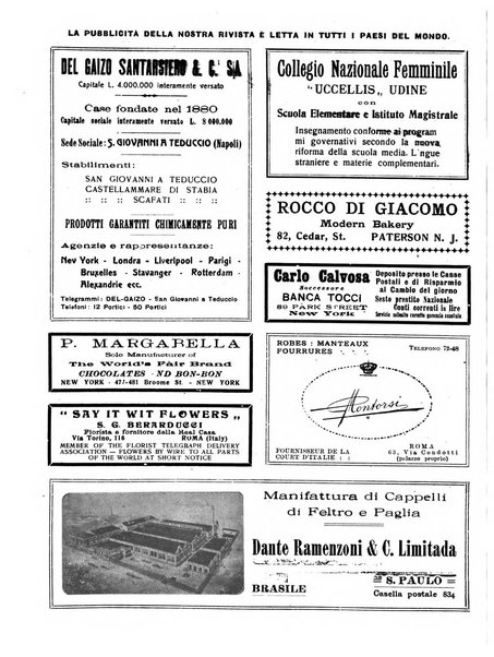 Rivista d'Italia e d'America rassegna mensile illustrata per la valorizzazione degli italiani all'estero ...