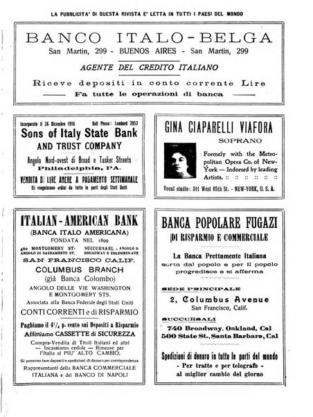 Rivista d'Italia e d'America rassegna mensile illustrata per la valorizzazione degli italiani all'estero ...