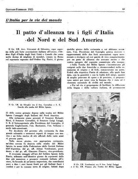 Rivista d'Italia e d'America rassegna mensile illustrata per la valorizzazione degli italiani all'estero ...