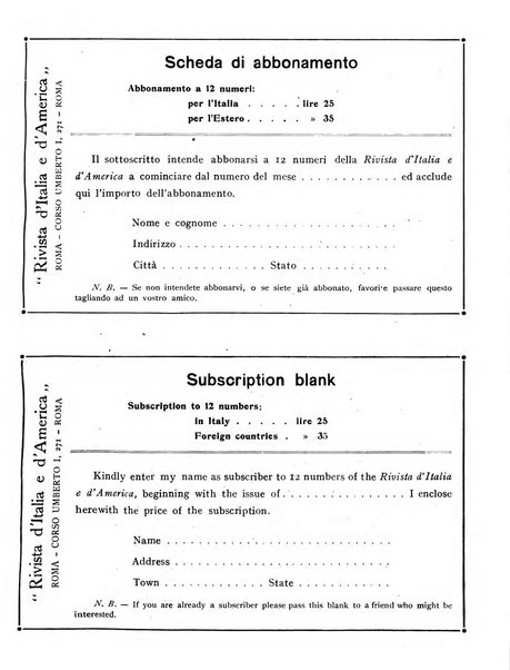 Rivista d'Italia e d'America rassegna mensile illustrata per la valorizzazione degli italiani all'estero ...