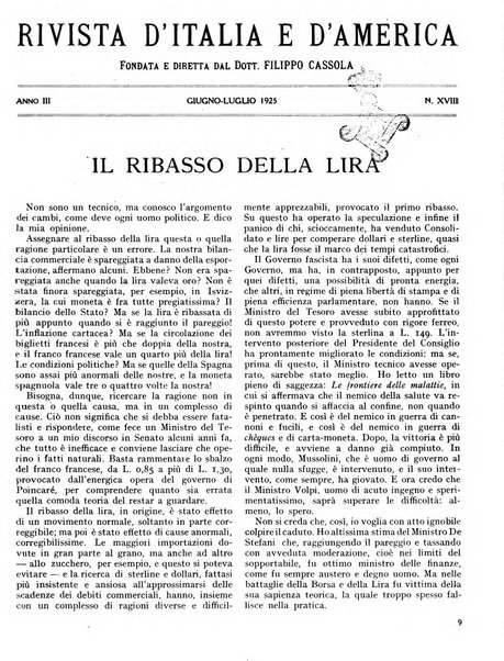 Rivista d'Italia e d'America rassegna mensile illustrata per la valorizzazione degli italiani all'estero ...