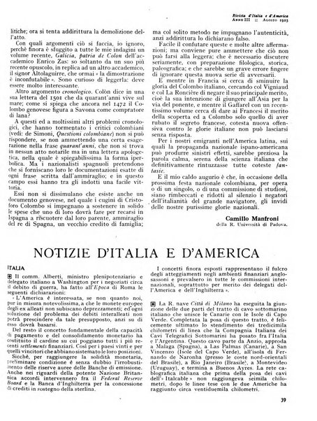 Rivista d'Italia e d'America rassegna mensile illustrata per la valorizzazione degli italiani all'estero ...