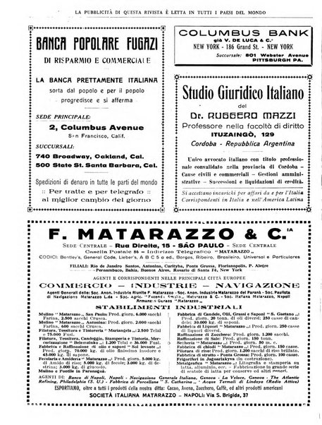 Rivista d'Italia e d'America rassegna mensile illustrata per la valorizzazione degli italiani all'estero ...