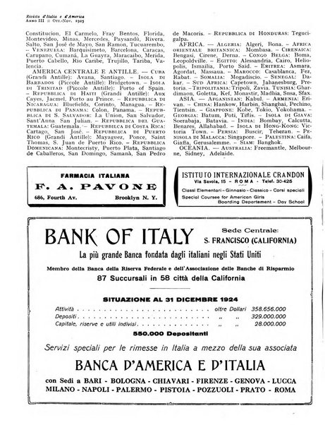 Rivista d'Italia e d'America rassegna mensile illustrata per la valorizzazione degli italiani all'estero ...