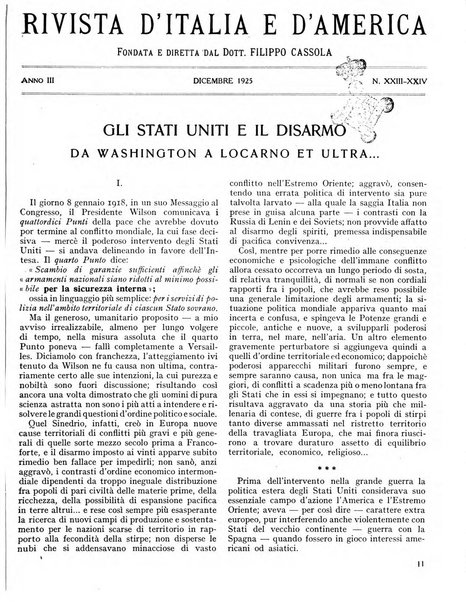 Rivista d'Italia e d'America rassegna mensile illustrata per la valorizzazione degli italiani all'estero ...