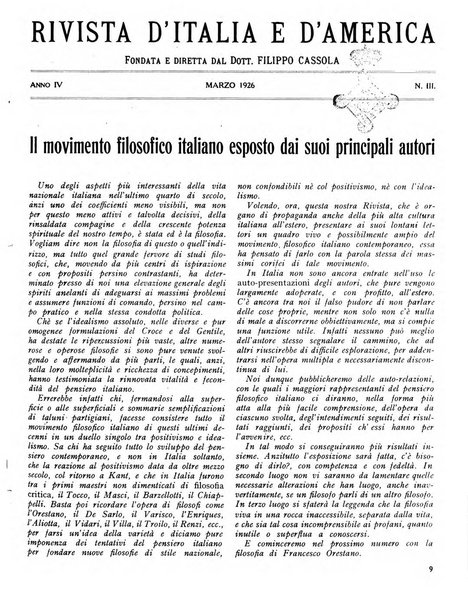 Rivista d'Italia e d'America rassegna mensile illustrata per la valorizzazione degli italiani all'estero ...