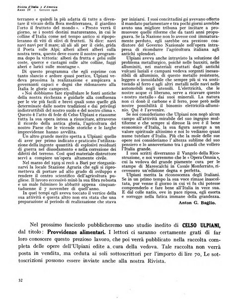 Rivista d'Italia e d'America rassegna mensile illustrata per la valorizzazione degli italiani all'estero ...