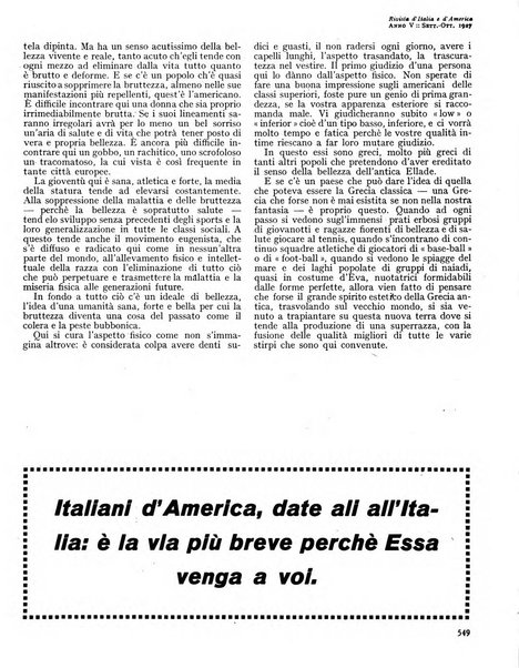 Rivista d'Italia e d'America rassegna mensile illustrata per la valorizzazione degli italiani all'estero ...