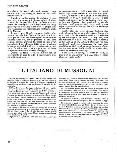 Rivista d'Italia e d'America rassegna mensile illustrata per la valorizzazione degli italiani all'estero ...