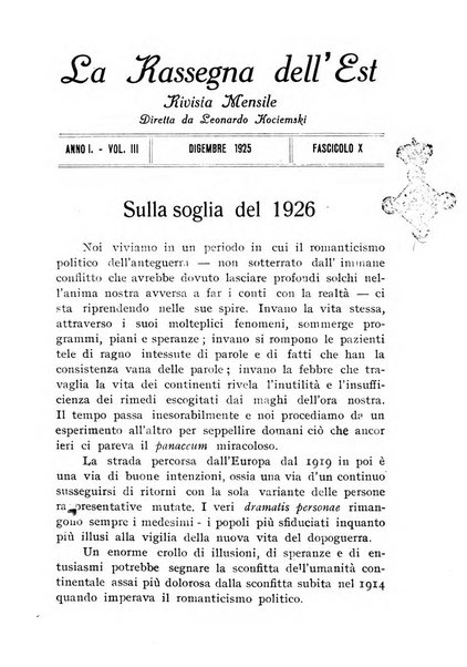 La rassegna dell'Est