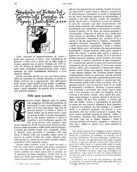 La casa rivista quindicinale illustrata