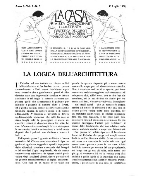 La casa rivista quindicinale illustrata