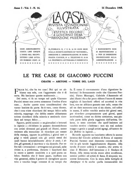 La casa rivista quindicinale illustrata