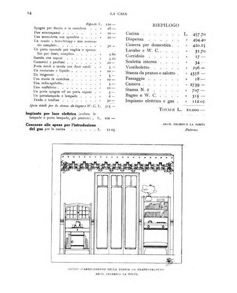 La casa rivista quindicinale illustrata