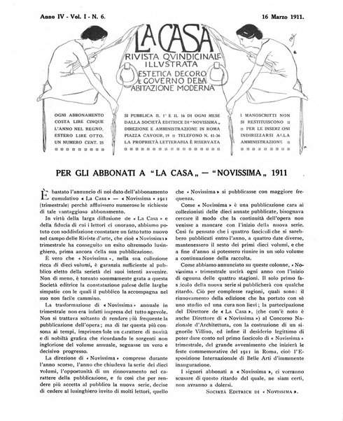 La casa rivista quindicinale illustrata