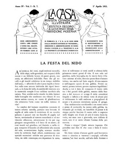 La casa rivista quindicinale illustrata