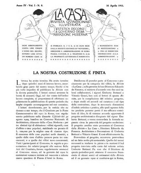 La casa rivista quindicinale illustrata