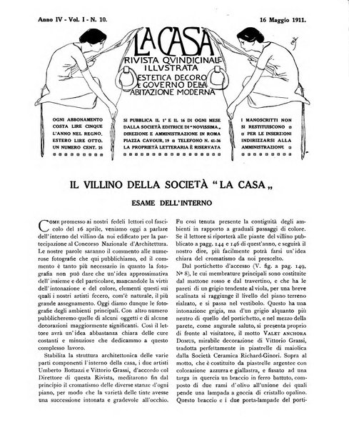 La casa rivista quindicinale illustrata