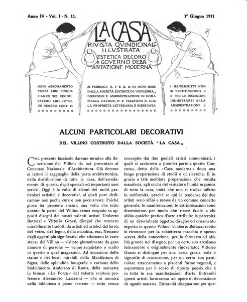 La casa rivista quindicinale illustrata