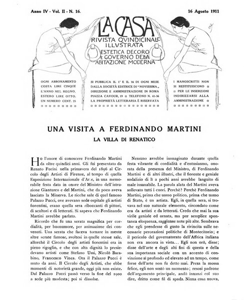 La casa rivista quindicinale illustrata