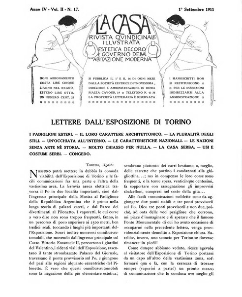 La casa rivista quindicinale illustrata