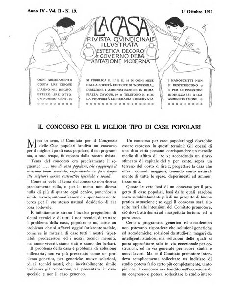 La casa rivista quindicinale illustrata