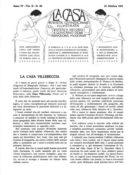 La casa rivista quindicinale illustrata