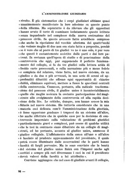 L'amministratore giudiziario