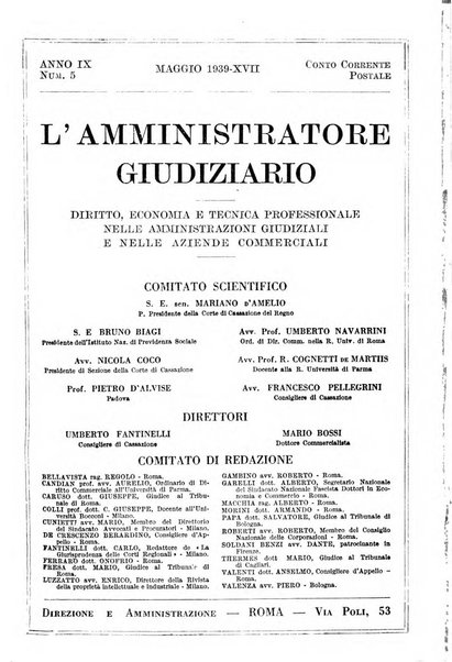 L'amministratore giudiziario