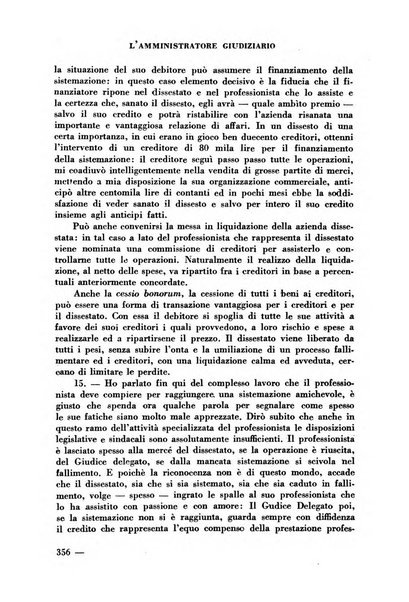 L'amministratore giudiziario