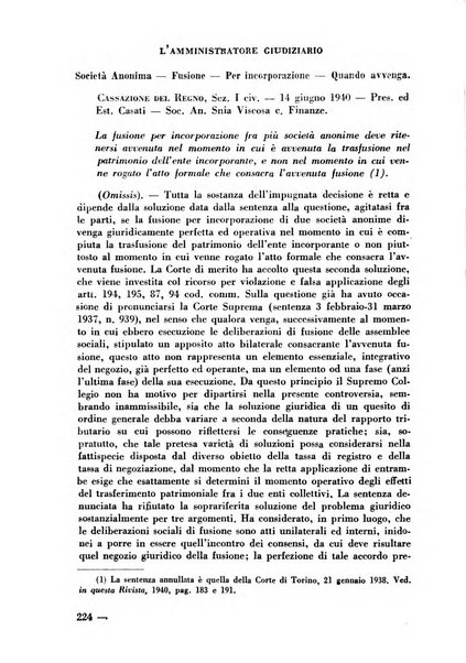 L'amministratore giudiziario