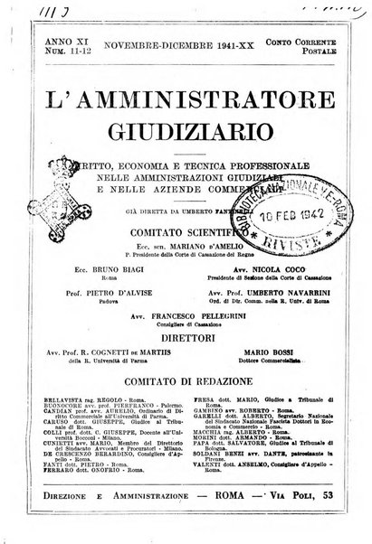 L'amministratore giudiziario