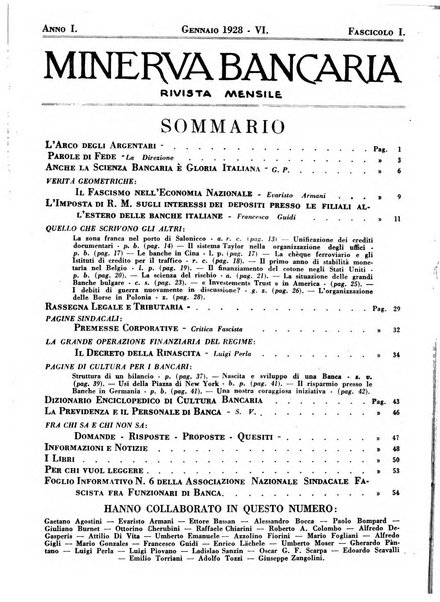 Minerva bancaria rivista mensile