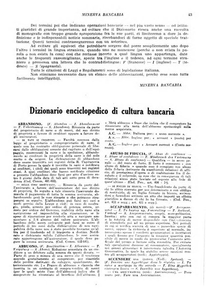 Minerva bancaria rivista mensile