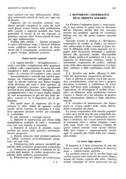 Minerva bancaria rivista mensile