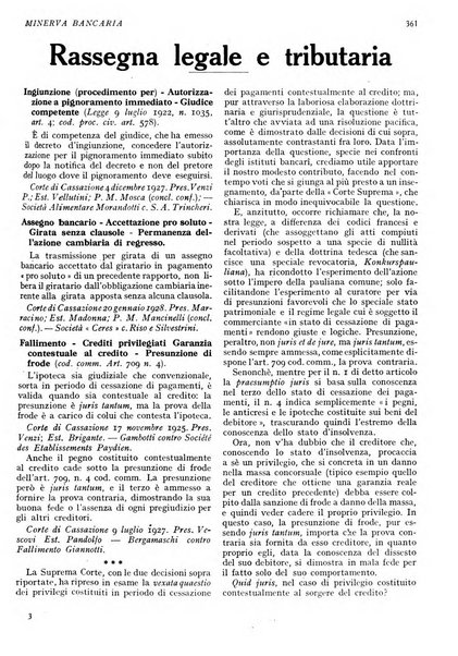 Minerva bancaria rivista mensile